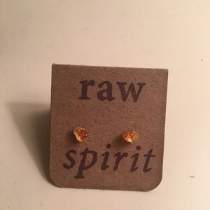 Raw Himalayan Salt Earrings
